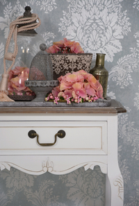 Rimini White RIW115 Accent table