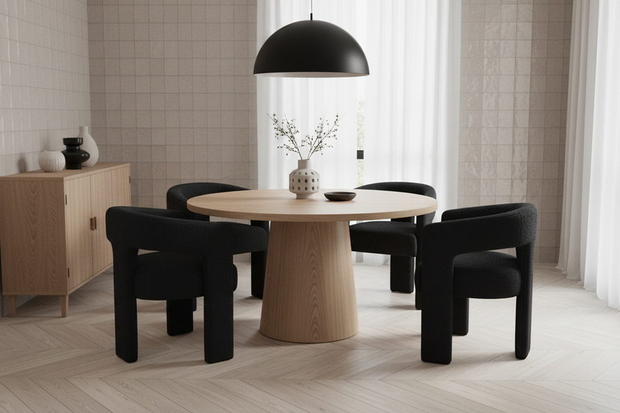 Leith LET71BLK Upholstered chair