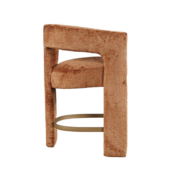 Leith LET71HC Upholstered bar chair