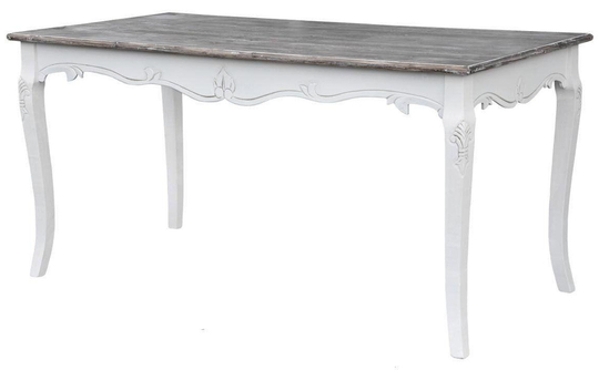 Rimini White RIW026 Dining table 160cm