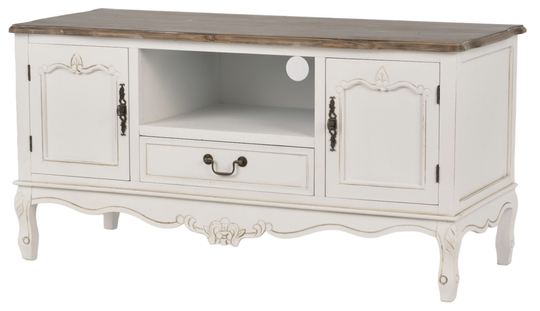 Rimini White RIW034 TV Cabinet