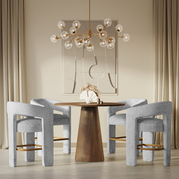 Leith LET71HOG Upholstered bar chair