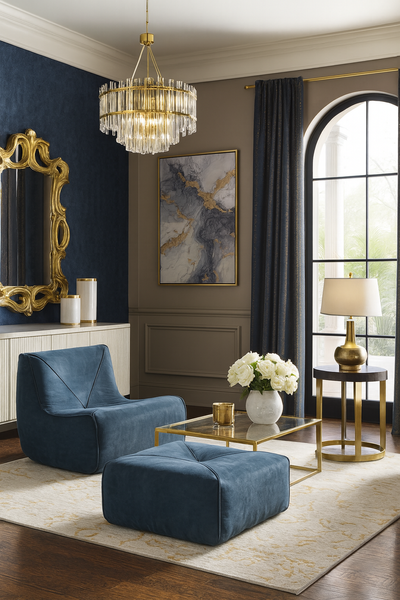 Nua N24-18 Armchair with footrest